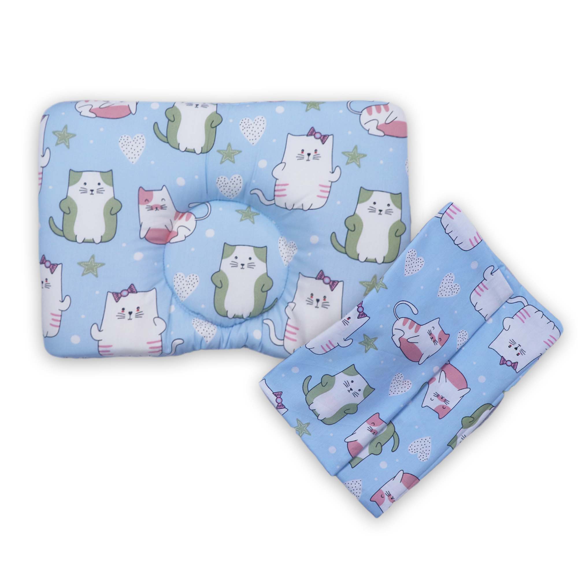 Kitty Love New Born Pillow | Baby Pillow | Head Shaping Pillow