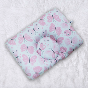 Pink Butterfly New Born Pillow | Baby Pillow | Head Shaping Pillow
