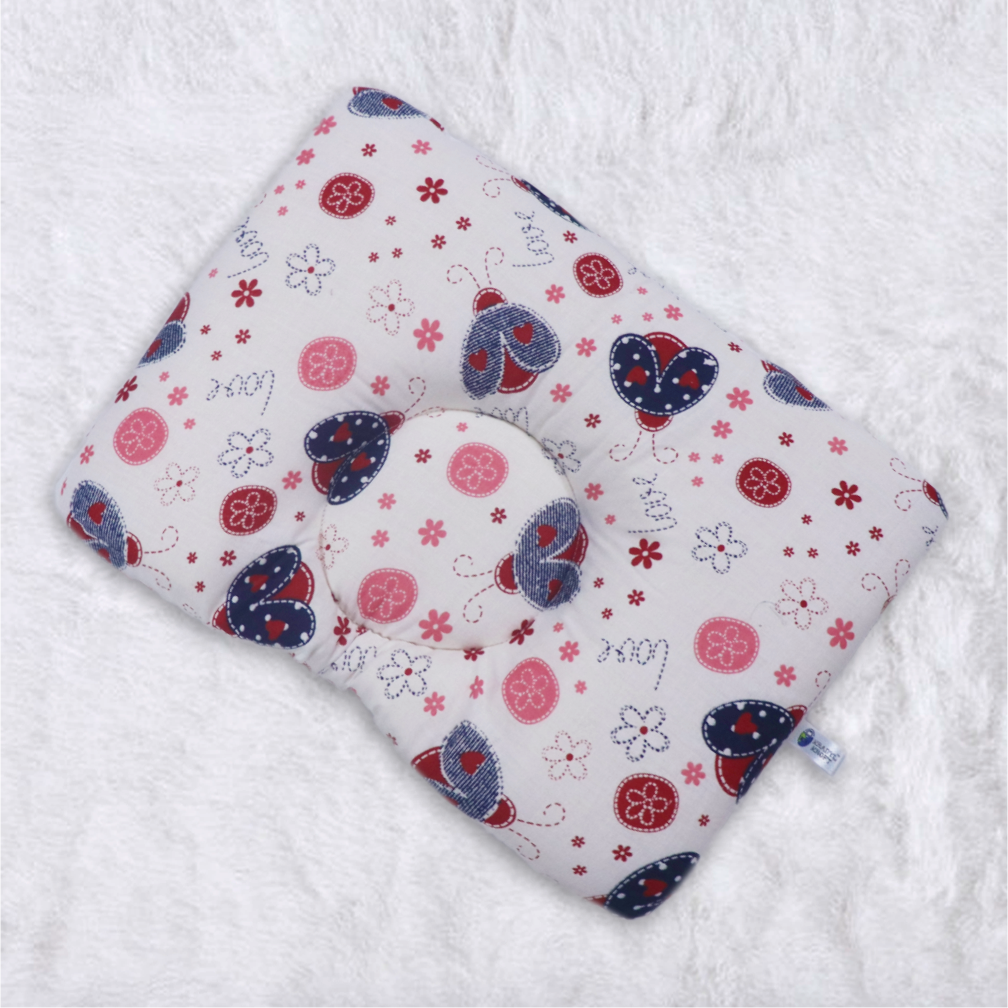 Love Bug New Born Pillow | Baby Pillow | Head Shaping Pillow