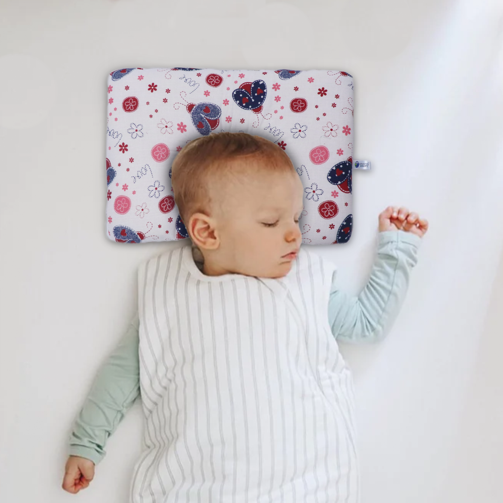 Love Bug New Born Pillow | Baby Pillow | Head Shaping Pillow