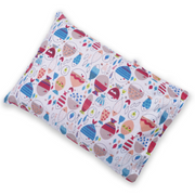 Colorful Fishes - Toddler Pillow with 100% Cotton Removable cover - 20 X 15 Inches | Children Pillows