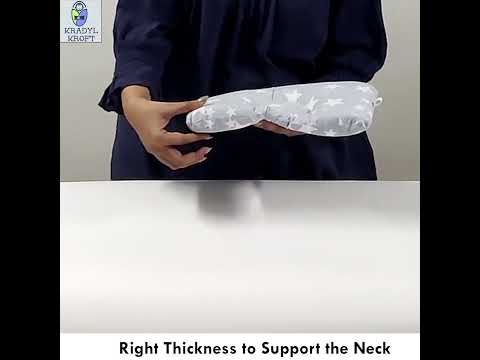 Grey Star New Born Pillow | Baby Pillow | Head Shaping Pillow