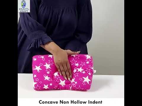 Pink Star New Born Pillow | Baby Pillow | Head Shaping Pillow