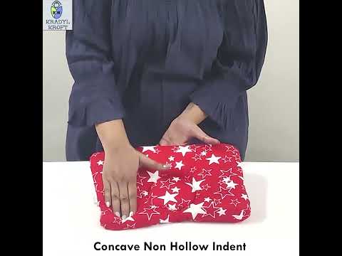 Red Star New Born Pillow | Baby Pillow | Head Shaping Pillow