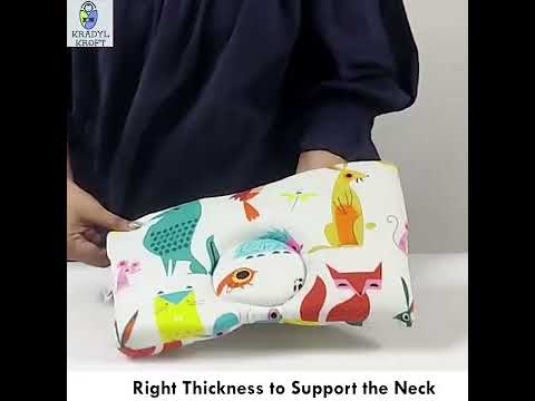 Jungle Fun New Born Pillow | Baby Pillow | Head Shaping Pillow