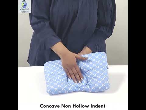 Happy Blue New Born Pillow | Baby Pillow | Head Shaping Pillow
