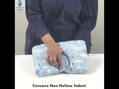 Happy Whale New Born Pillow | Baby Pillow | Head Shaping Pillow