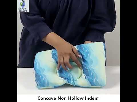 Waves New Born Pillow | Baby Pillow | Head Shaping Pillow