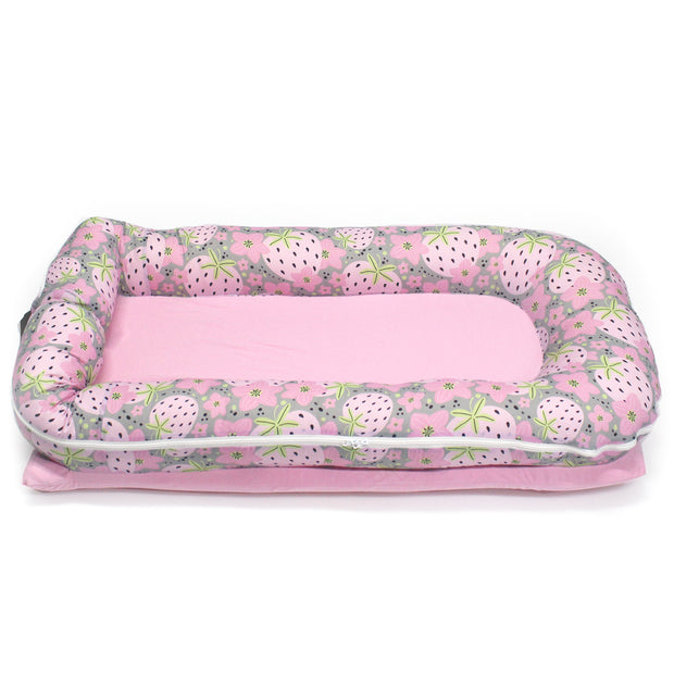 Baby Nest with Removable Covers - Very Berry