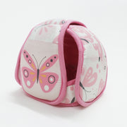 Pink Butterfly - Kradyl Kroft Baby Safety Helmet  With Kneepads