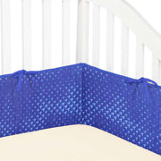 Crib Bumper Pad - Blue