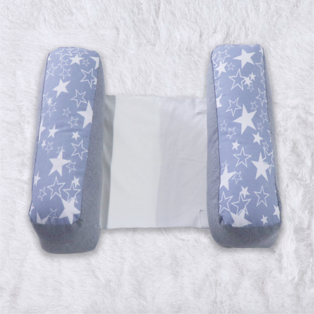 Baby Anti Roll Side Pillows - Grey Star