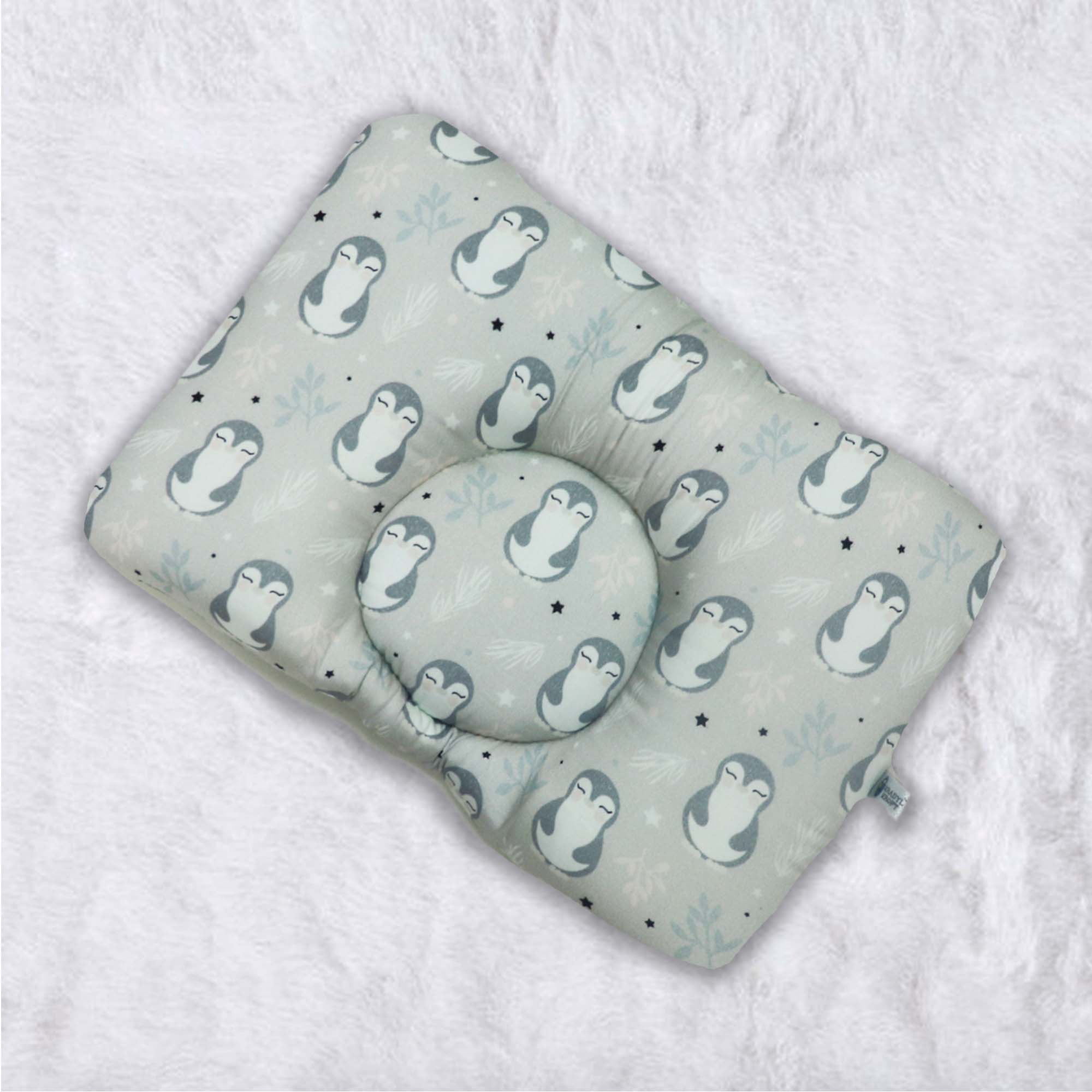 Penguin New Born Pillow | Baby Pillow | Head Shaping Pillow
