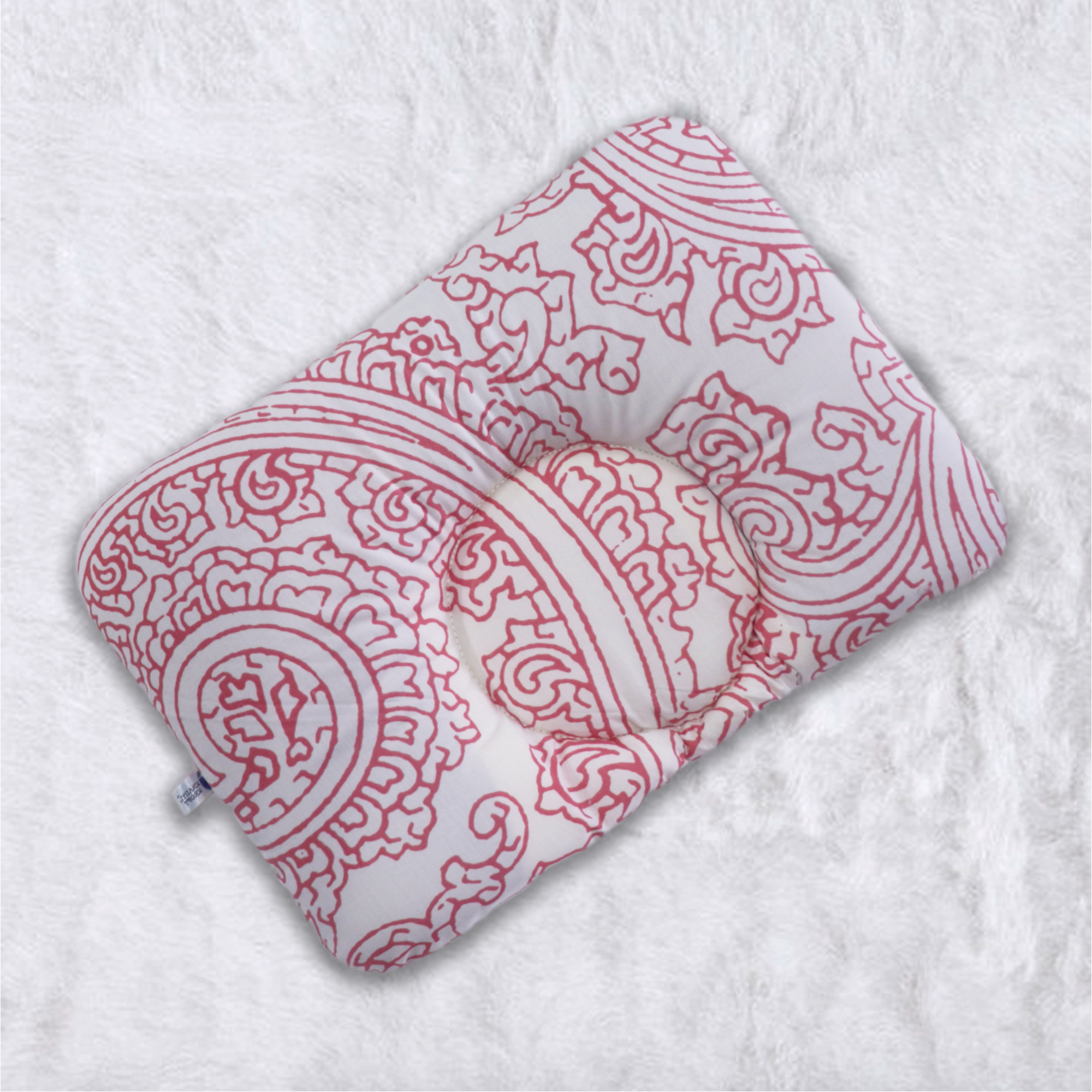 Pink Flower New Born Pillow | Baby Pillow | Head Shaping Pillow
