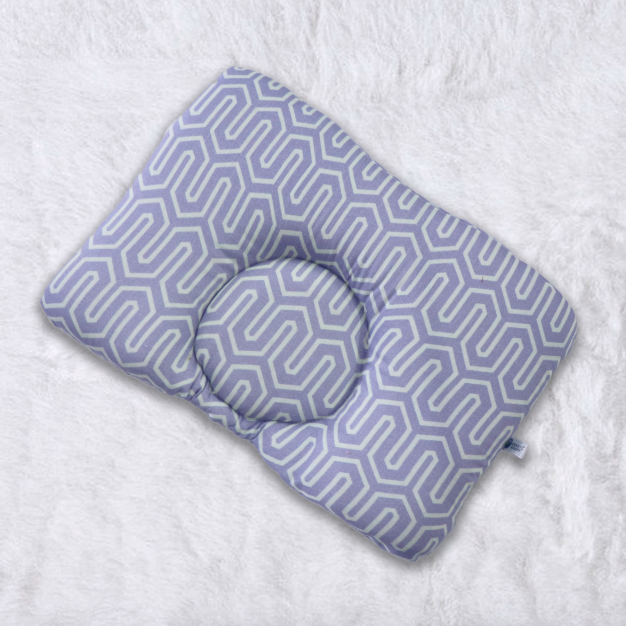 Light Lilac New Born Pillow | Baby Pillow | Head Shaping Pillow