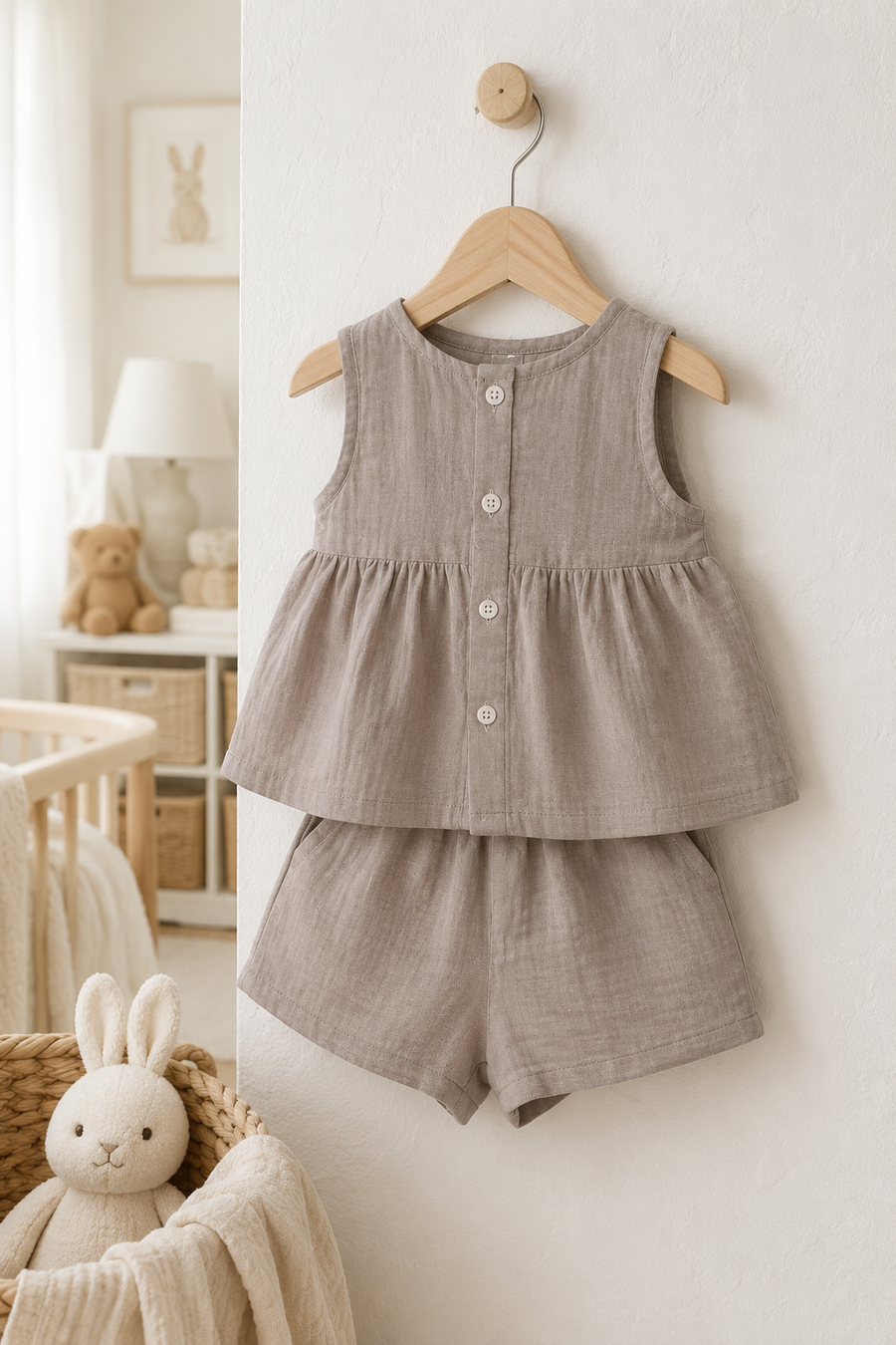 Girls Top Shorts Set