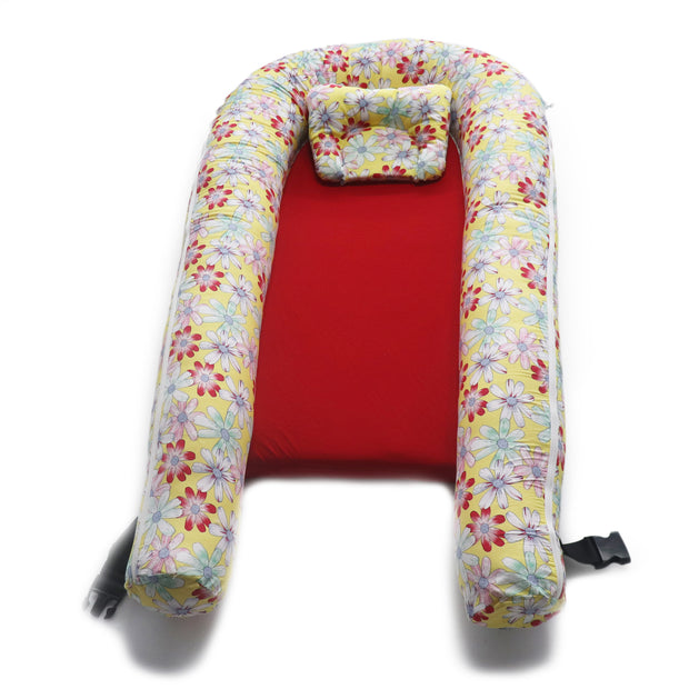 Baby Nest with Removable Covers - Floral Sunshine