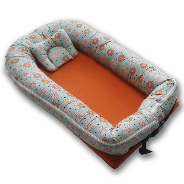 Baby Nest with Removable Covers - Donuts