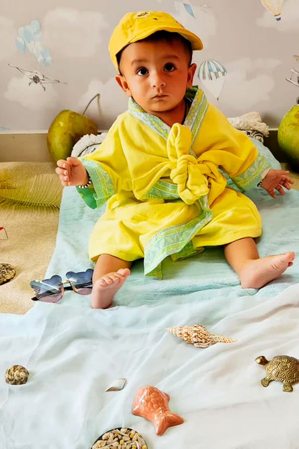 Bathrobe Towel -Citrus