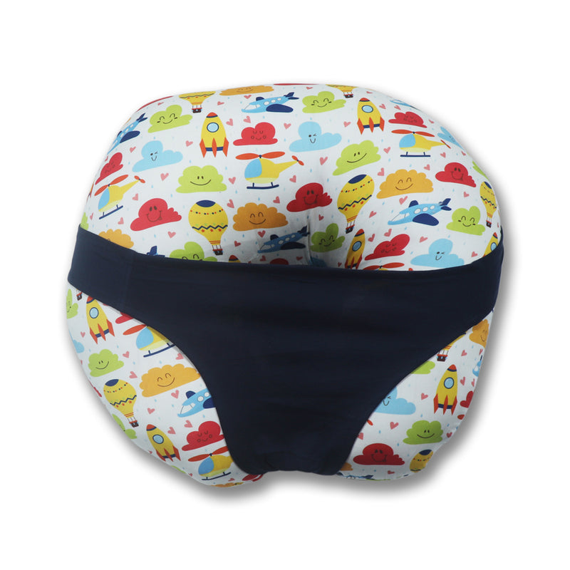 KRADYL KROFT 5in1 Baby Feeding Pillow with 100% Cotton Detachable Cover Belt and Baby Hoop - Travel Time