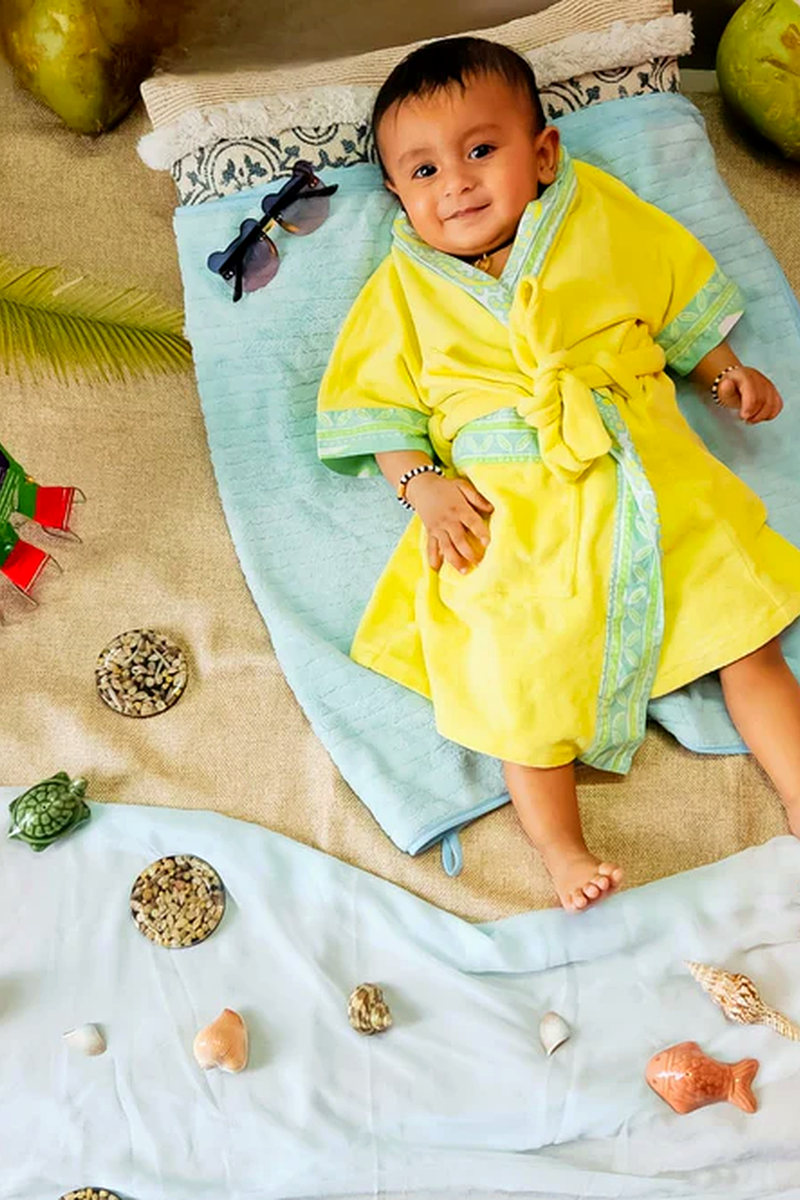 Bathrobe Towel -Citrus