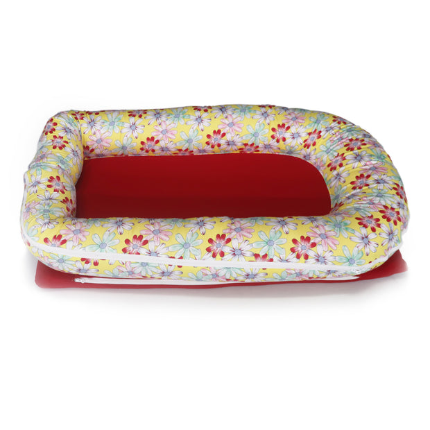 Baby Nest with Removable Covers - Floral Sunshine