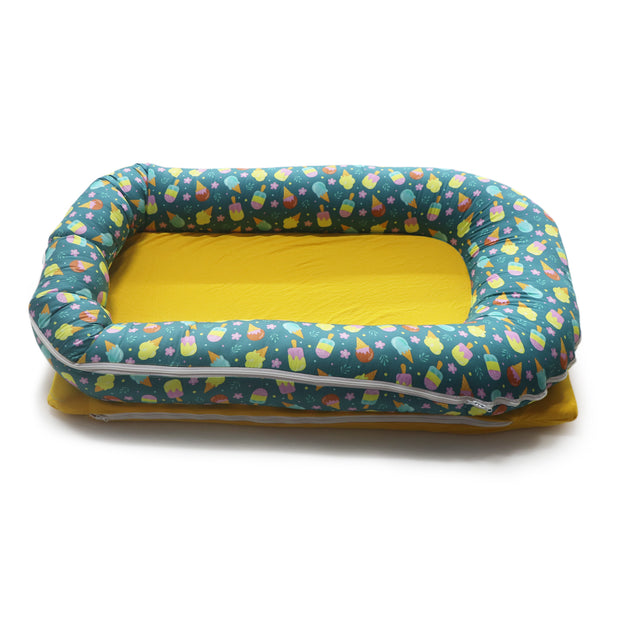 Baby Nest with Removable Covers - Icecream