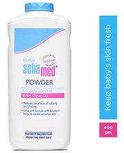 Sebamed Baby  Powder| Olive Oil, Allantoin|Keeps newborn's skin fresh|absorbs sweat| 400 gm