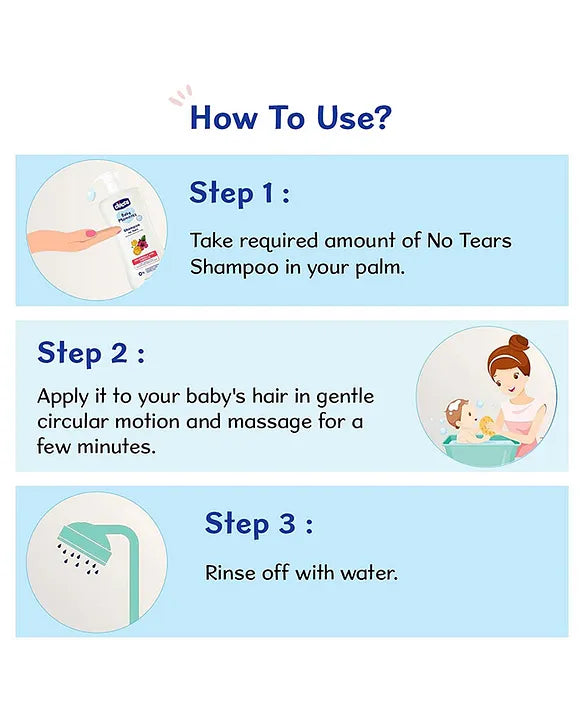 Chicco Baby Moments No Tears Shampoo - 100 ml