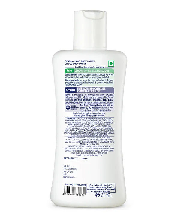 Chicco Baby Moments Body Lotion - 100 ml