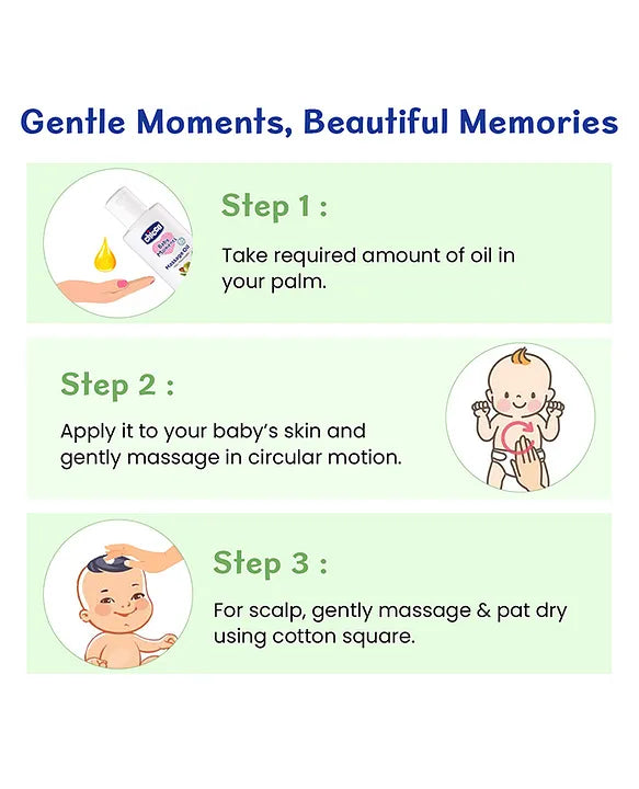 Chicco Baby Moments Massage Oil - 100 ml