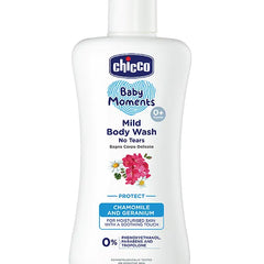 Chicco Baby Moments Mild Protect Body Wash - 200 ml