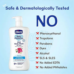 Chicco Baby Moments Mild Protect Body Wash - 200 ml