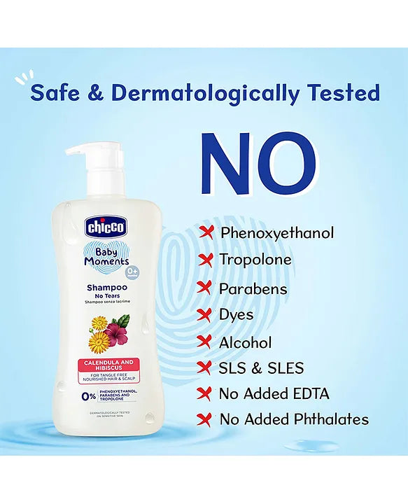 Chicco Baby Moments Baby Shampoo - 200 ml