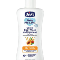 Chicco Baby Moments Gentle Body Wash And Shampoo - 200 ml
