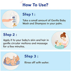 Chicco Baby Moments Gentle Body Wash And Shampoo - 500 ml