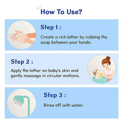 Chicco Baby Moments Almond and Olive Oil Soap - 75 gm Each (Pack of 4)