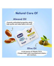 Chicco Baby Moments Almonds and Olive Oil Soap - 125 gm Each (Pack of 4)