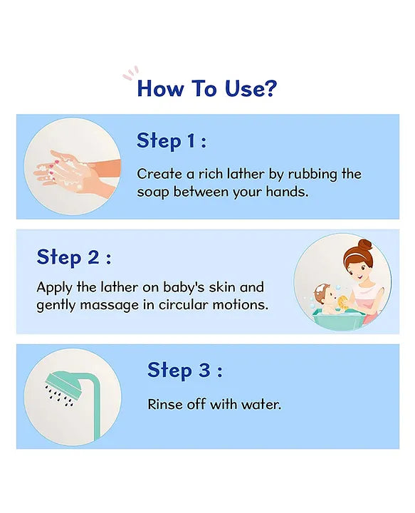 Chicco Baby Moments Almonds and Olive Oil Soap - 125 gm Each (Pack of 4)