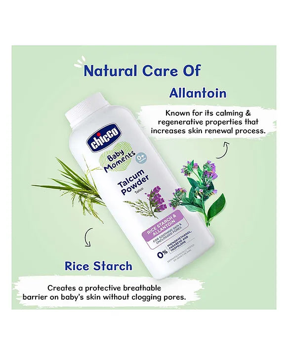 Chicco Baby Moments Talcum Powder - 300 gm