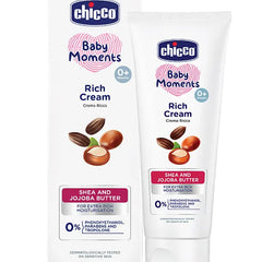 Chicco Baby Moments Shea Butter Rich Cream - 100 gm