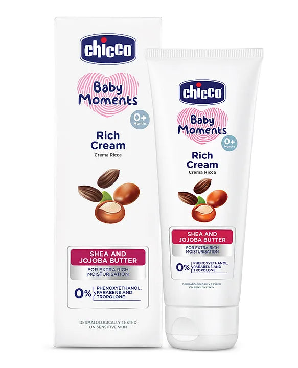 Chicco Baby Moments Shea Butter Rich Cream - 100 gm