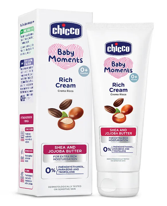 Chicco Baby Moments Shea Butter Rich Cream - 100 gm