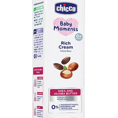 Chicco Baby Moments Shea Butter Rich Cream - 100 gm