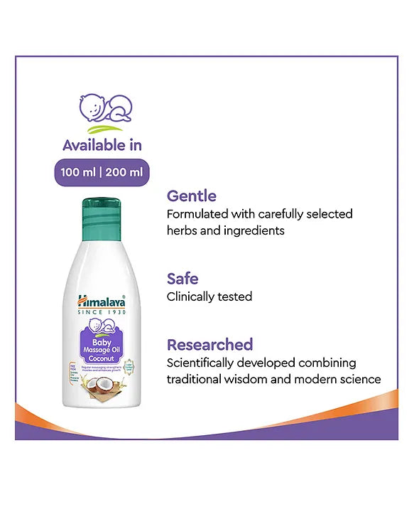 Himalaya Babycare Himalaya Traditional Baby Massage Coconut Oil - 200ml
