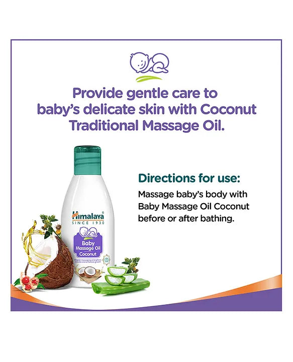 Himalaya Babycare Himalaya Traditional Baby Massage Coconut Oil - 200ml