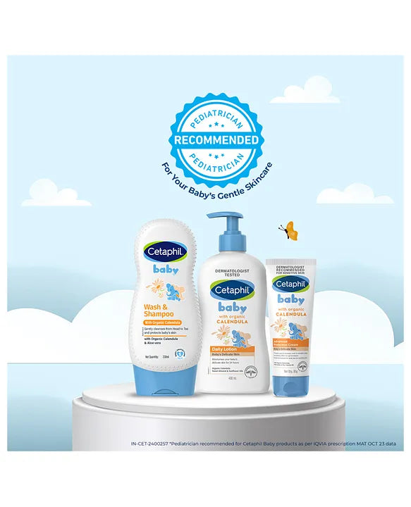 Cetaphil Baby Gentle Wash & Shampoo with Organic Calendula - 230 ml