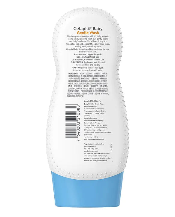 Cetaphil Baby Gentle Wash & Shampoo with Organic Calendula - 230 ml