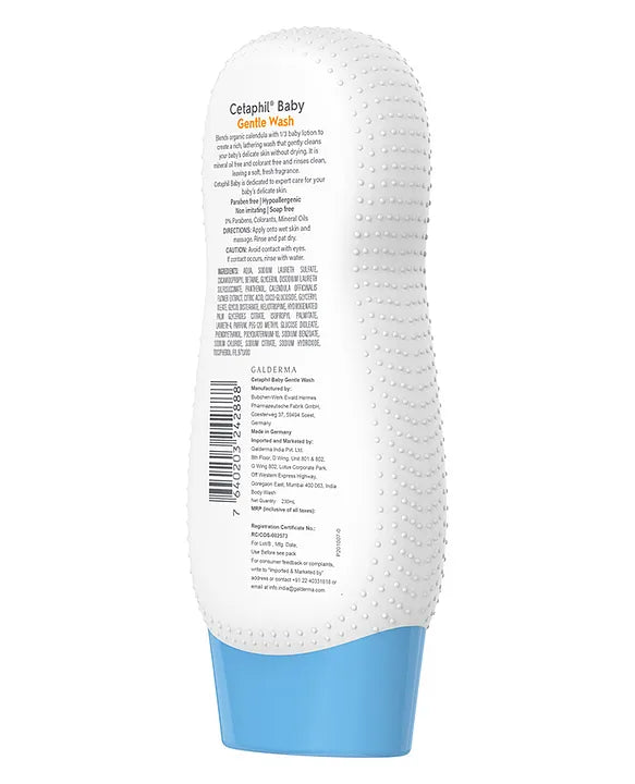 Cetaphil Baby Gentle Wash & Shampoo with Organic Calendula - 230 ml