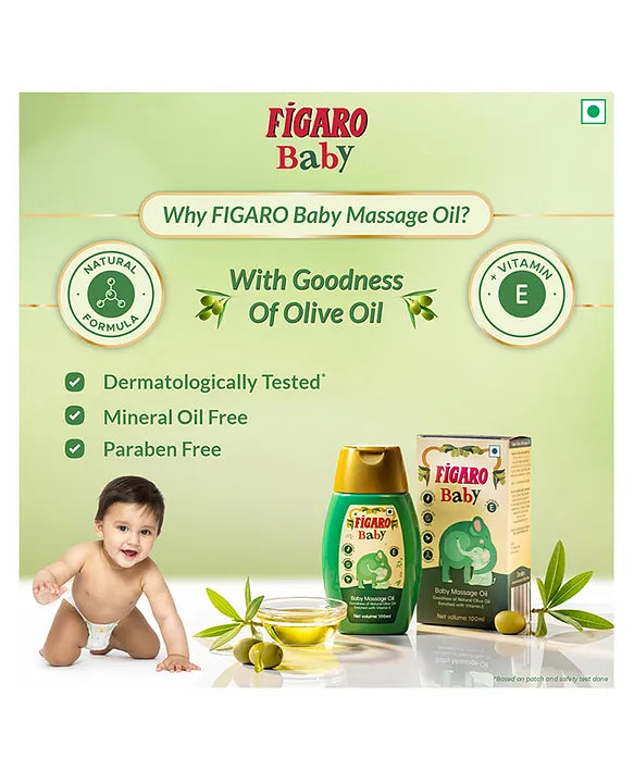 Figaro Baby Massage Oil - 100 ml